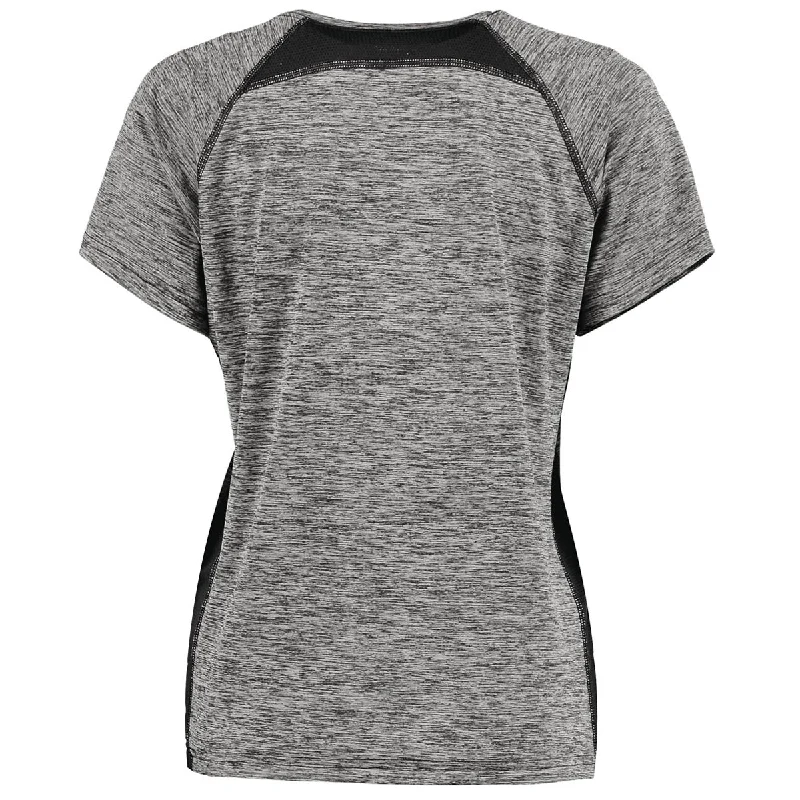 Holloway Women's Black Heather Electrify Coolcore Tee