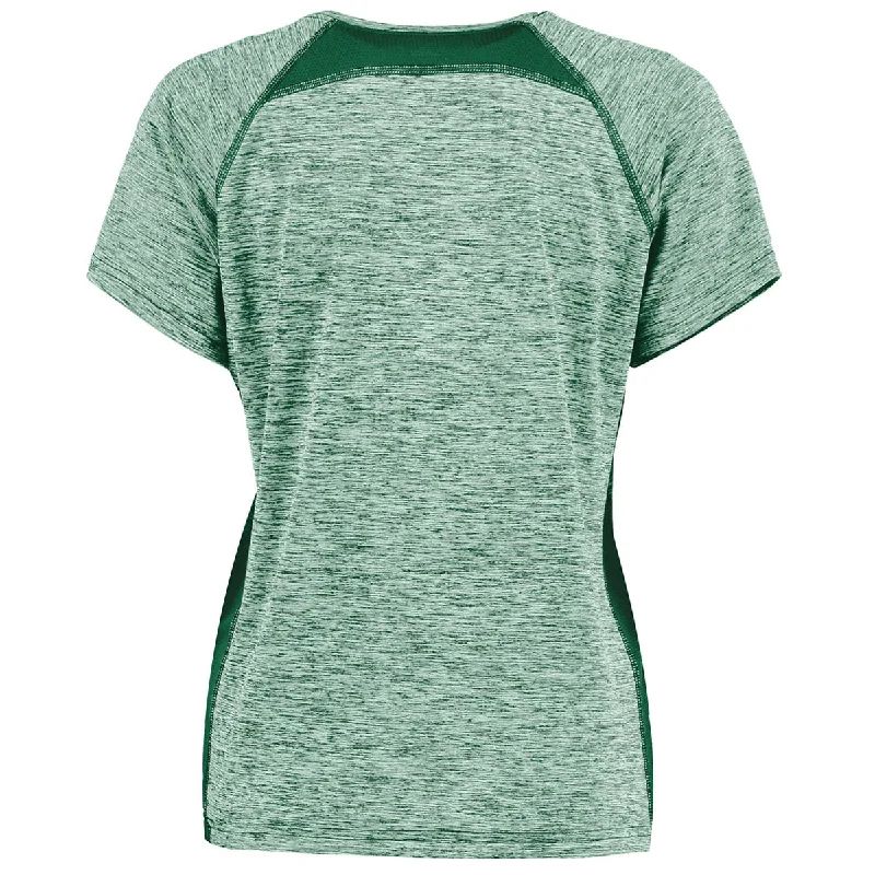 Holloway Women's Dark Green Heather Electrify Coolcore Tee