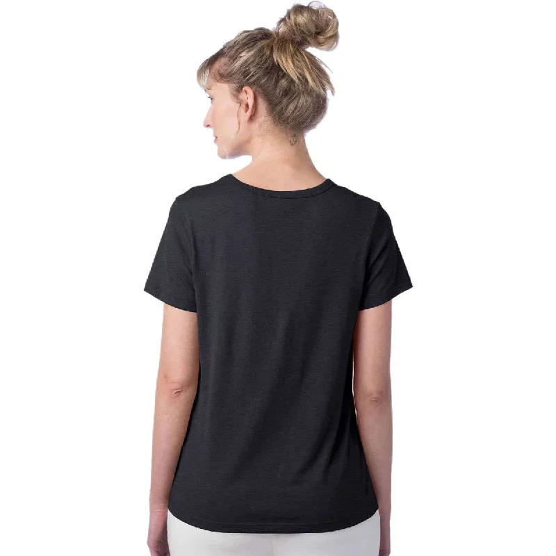 Alternative Apparel Women's Black Earthleisure Modal Triblend Tee