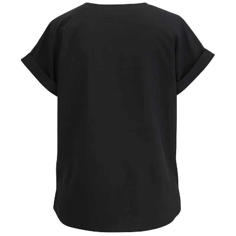 Edwards Women's Black Dolman Blouse