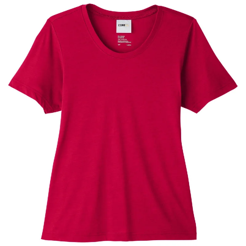 Core 365 Women's Classic Red Fusion ChromaSoft Performance T-Shirt