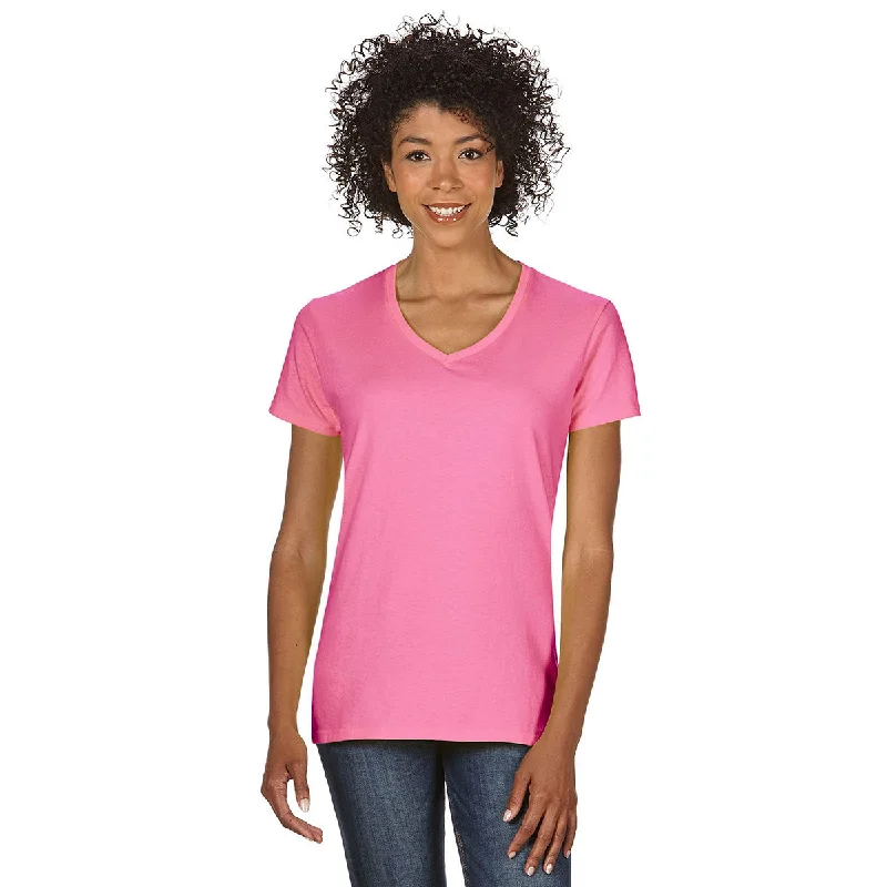 Gildan Women's Azalea 5.3 oz. V-Neck T-Shirt