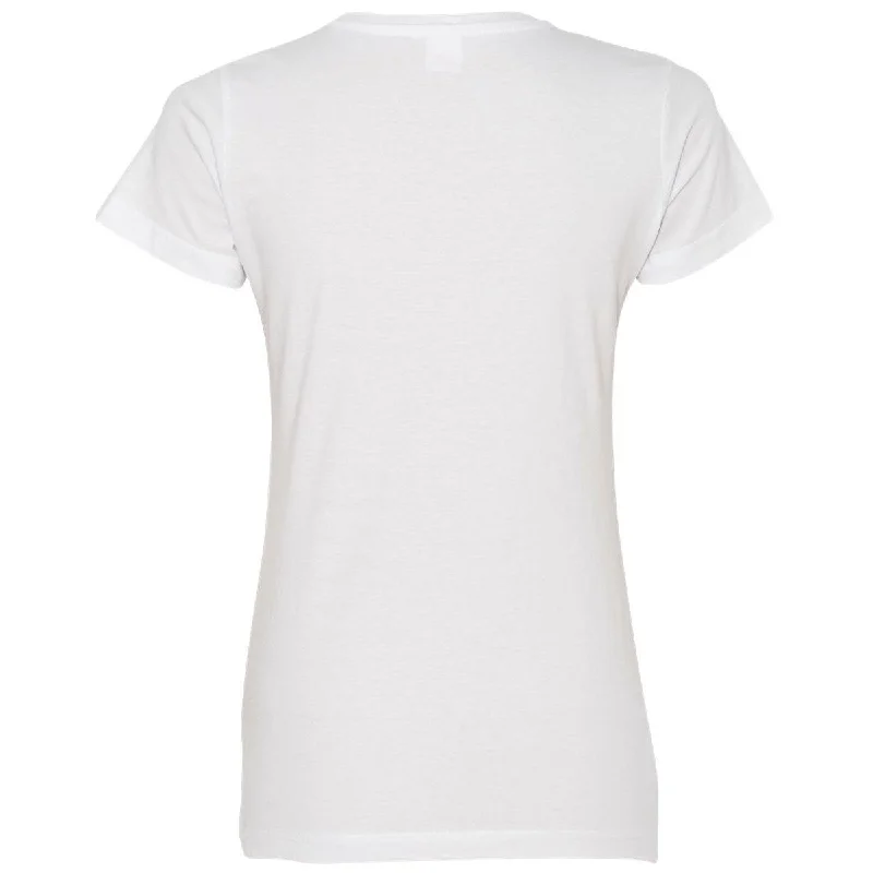 LAT Women's White Fine Jersey T-Shirt