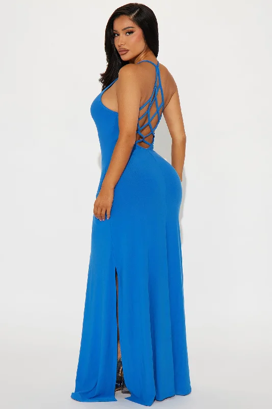 Let Be Real Maxi Dress - Royal