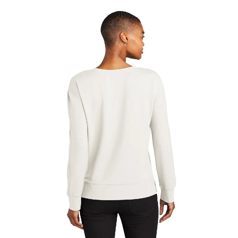 OGIO Women's Ivory Snow Luuma Flex Long Sleeve V-Neck