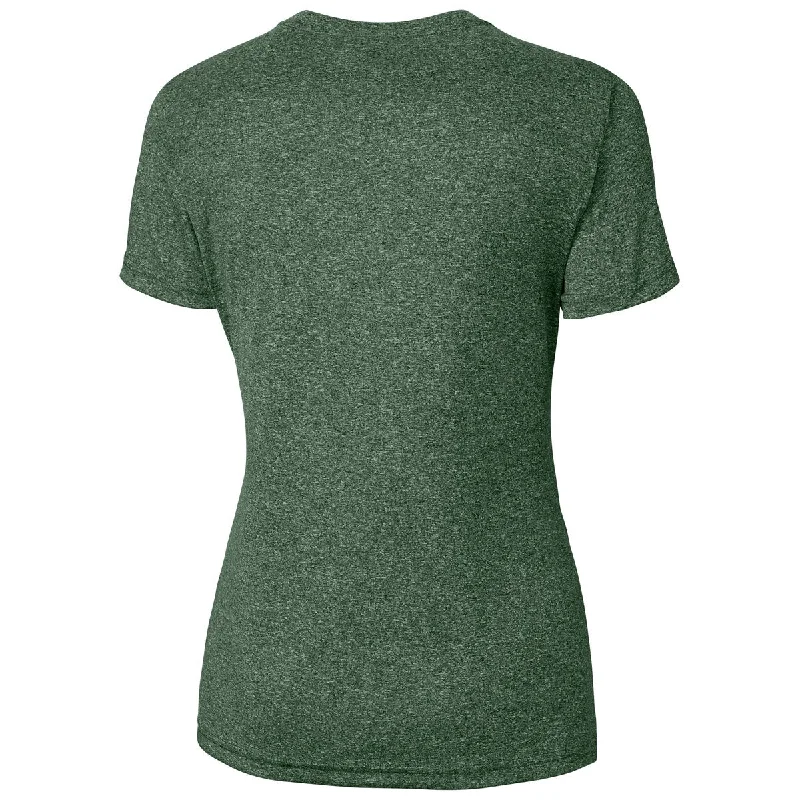 Clique Women's Bottle Green Heather Charge Active Tee