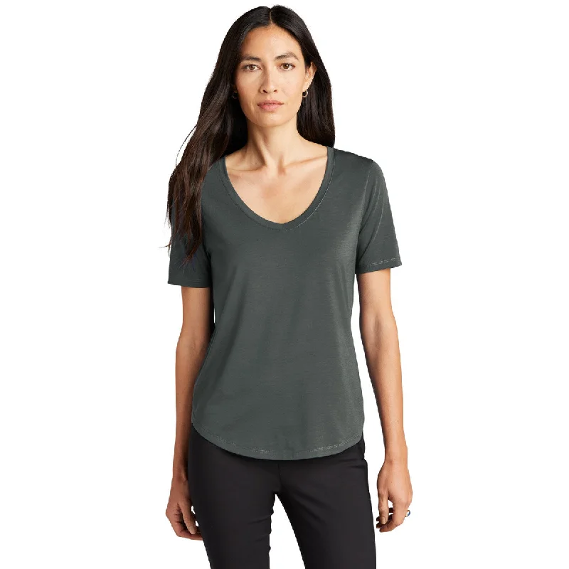 Mercer+Mettle Women's Anchor Grey Stretch Relaxed Scoop