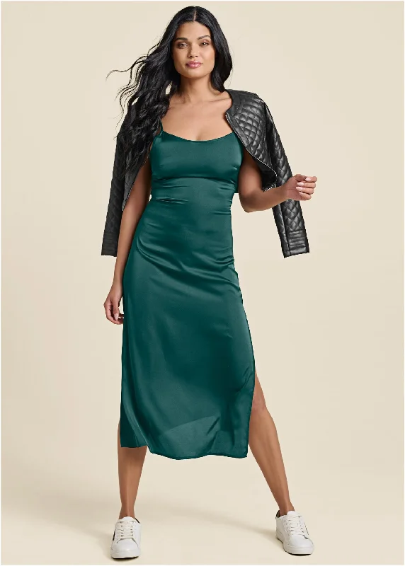 Slip dress - Green