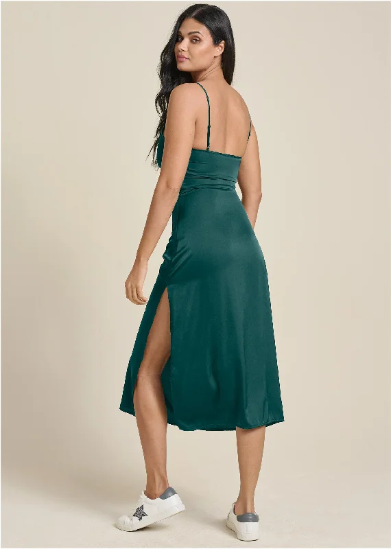 Slip dress - Green