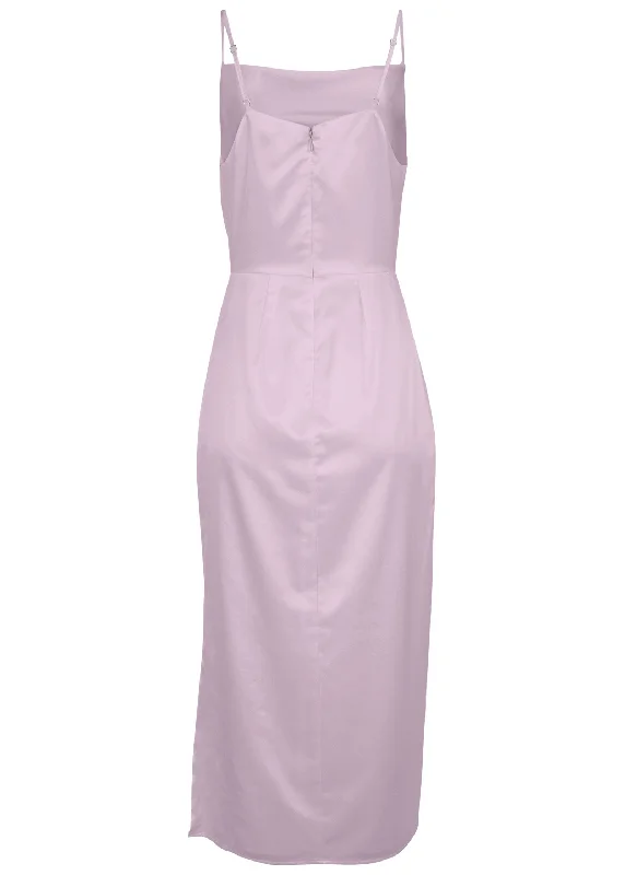 Cowl neck slip dress - Lilac