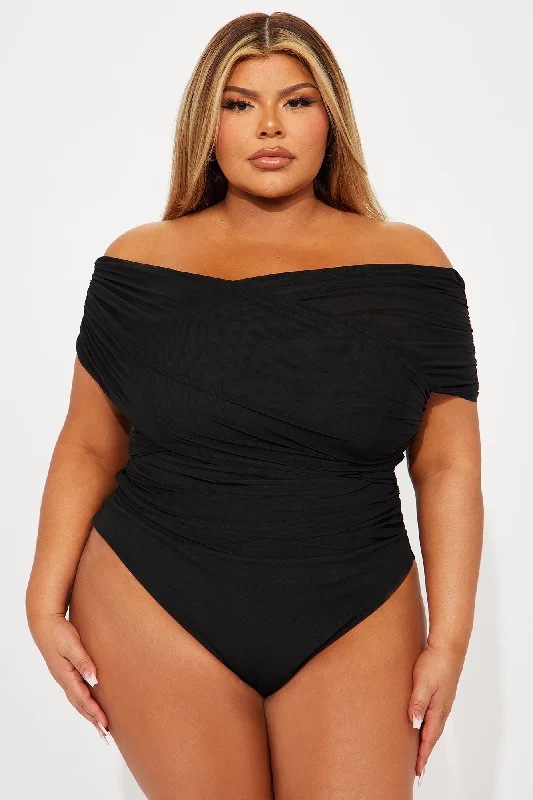 Be My Lover Mesh Bodysuit - Black