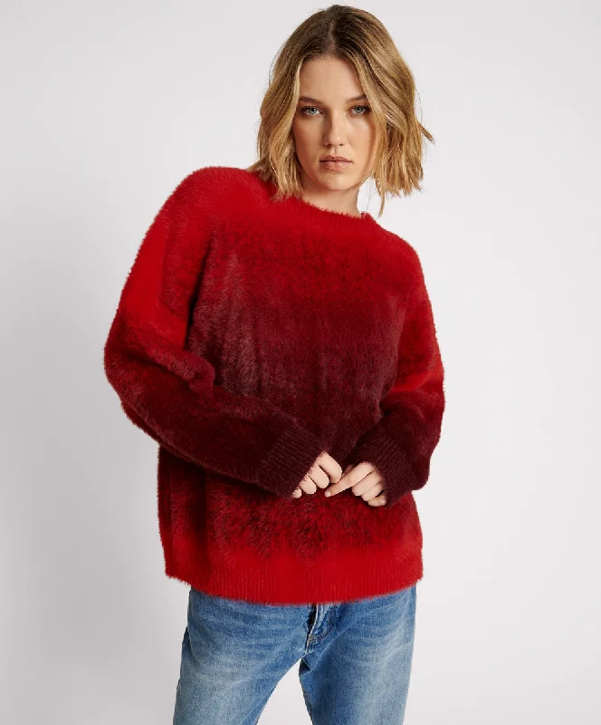 BURNING SUNSET OMBRE KNIT SWEATER