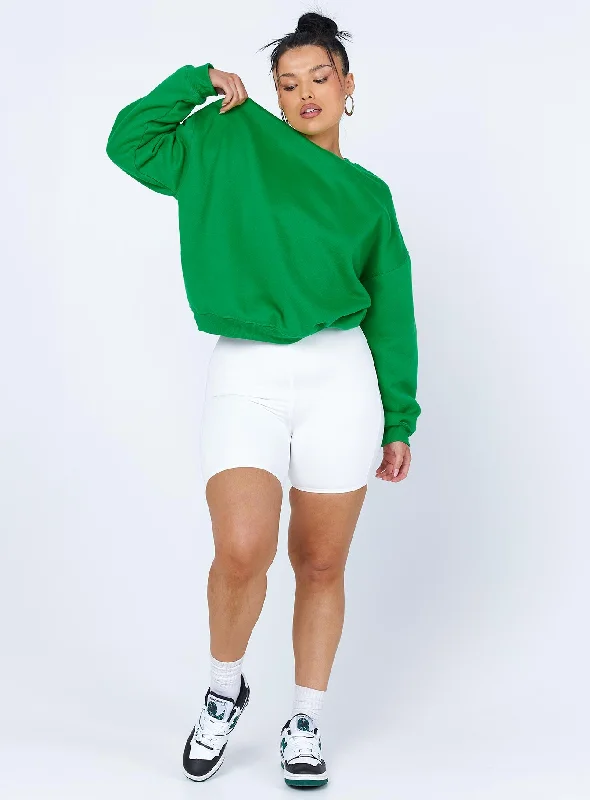 Charlotte Crewneck Sweatshirt Green