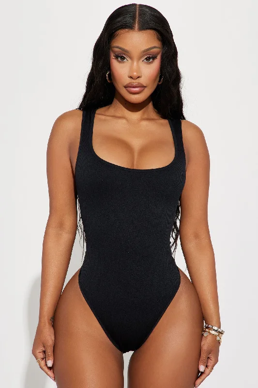 Cindy Seamless Bodysuit - Black