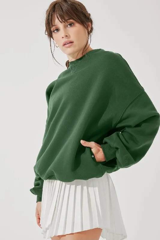 Cloud Crewneck Sweater - Fern Green