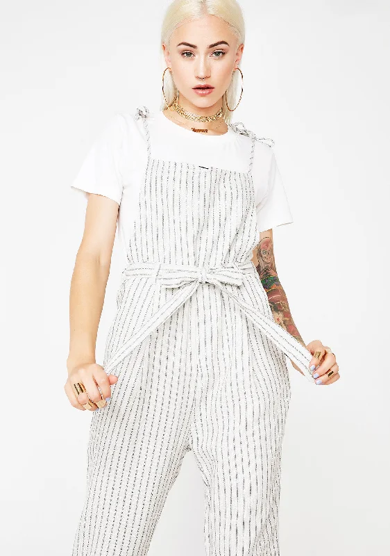 Controlla Pinstripe Jumpsuit