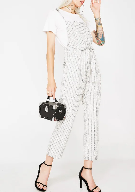 Controlla Pinstripe Jumpsuit