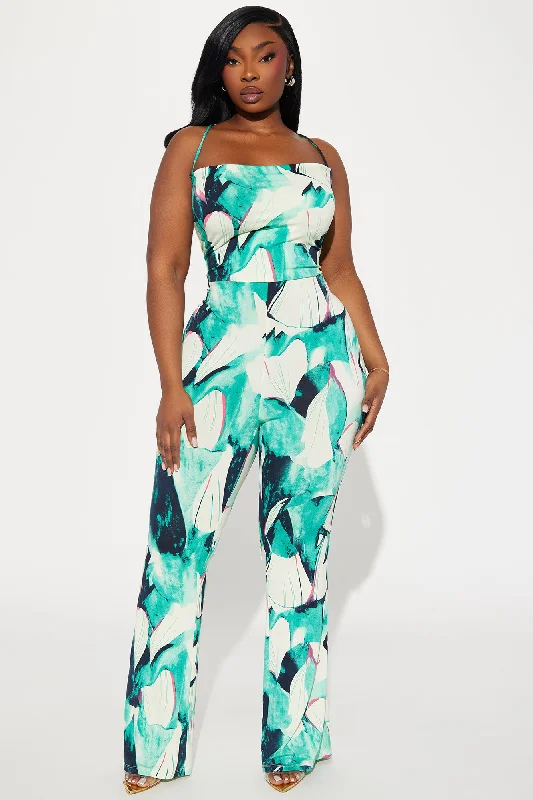 Costa Rica Jumpsuit - Green/combo