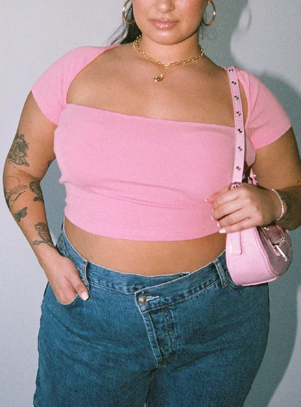 Dianne Top Pink Curve