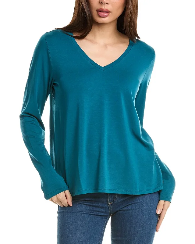 EILEEN FISHER V-Neck Top