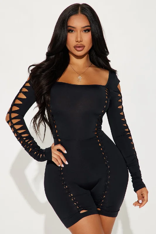 Getting Expensive Romper - Black