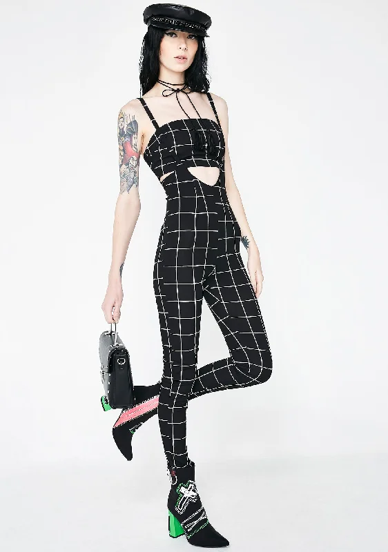 Gridlock Skinny Jumpsuit