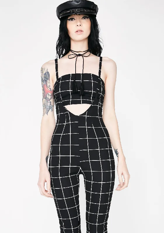 Gridlock Skinny Jumpsuit