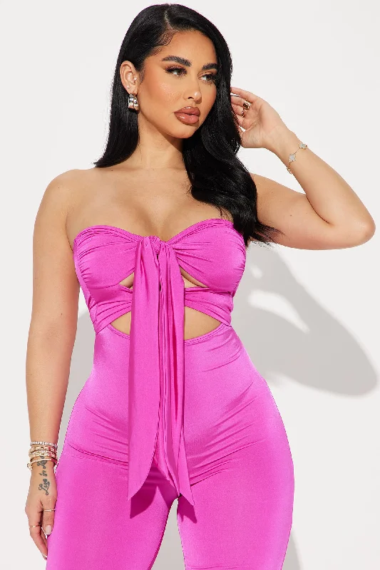 Latest Update Jumpsuit - Magenta