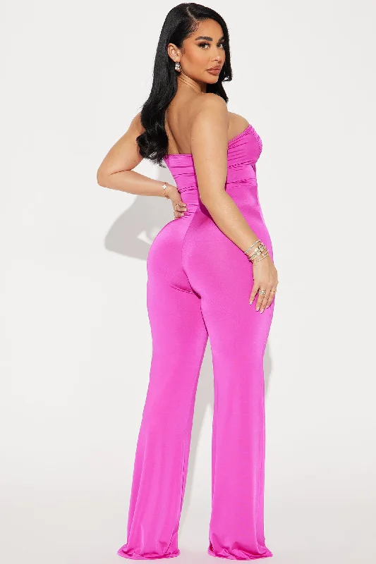 Latest Update Jumpsuit - Magenta