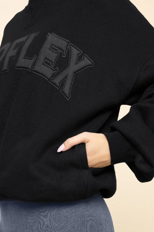 POPFLEX® Cloud Crewneck Sweater - Black