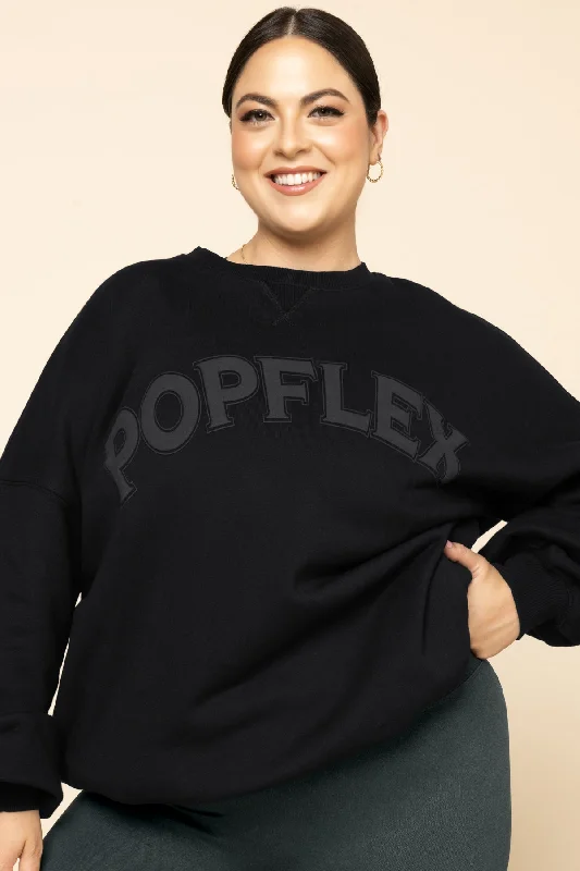 POPFLEX® Cloud Crewneck Sweater - Black