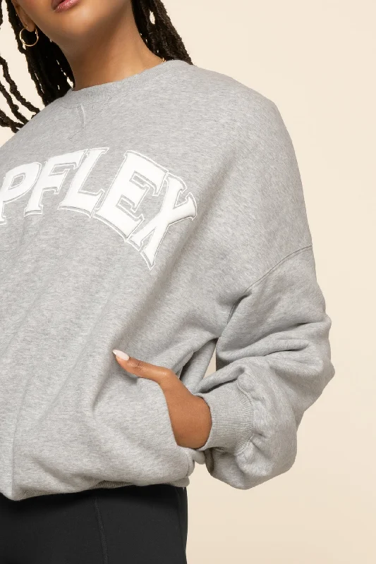 POPFLEX® Cloud Crewneck Sweater - Heather Grey