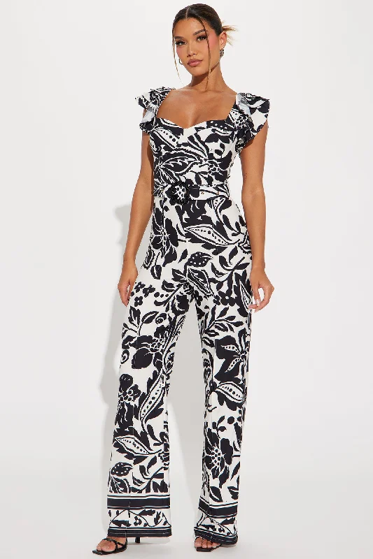 Vacay Galore Jumpsuit - Black/combo