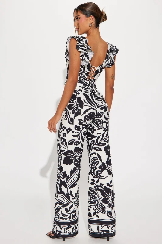 Vacay Galore Jumpsuit - Black/combo