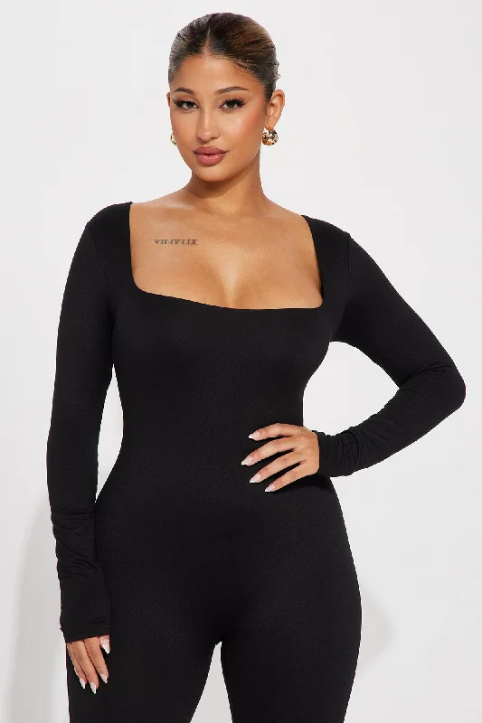 Vanessa Double Lined Jumpsuit - Black