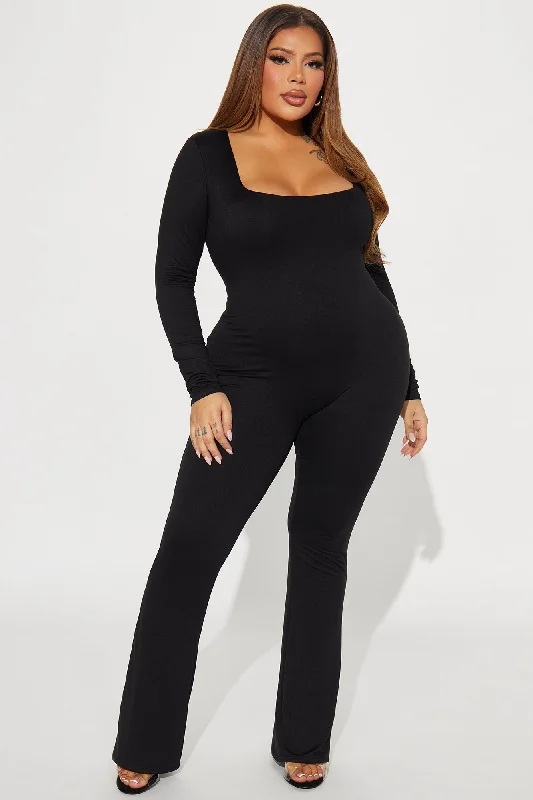 Vanessa Double Lined Jumpsuit - Black