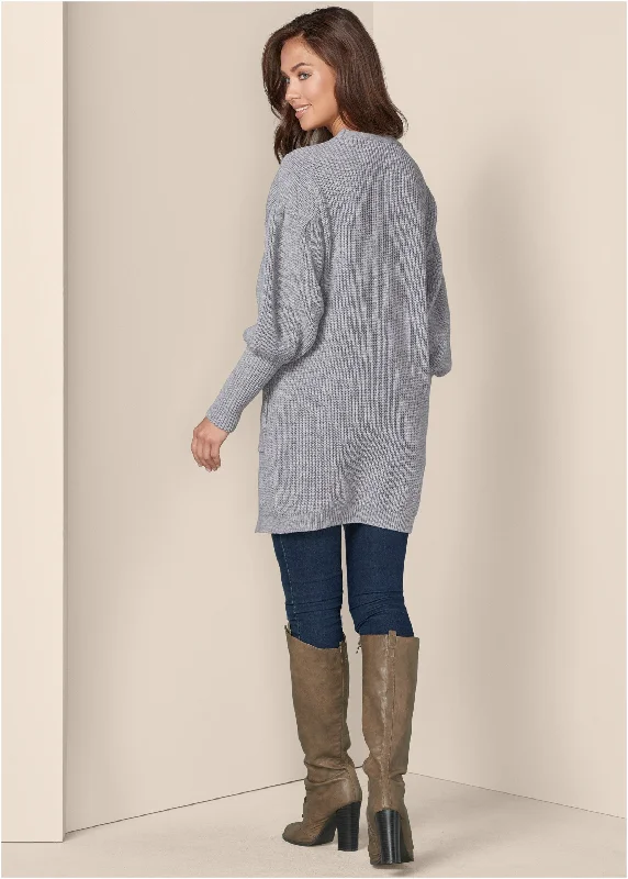 Oversized cardigan - Light Grey