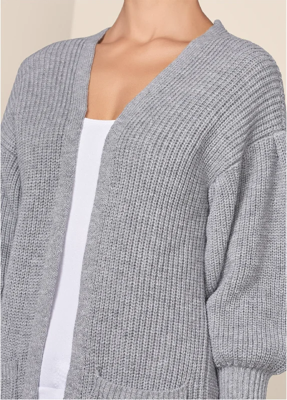 Oversized cardigan - Light Grey