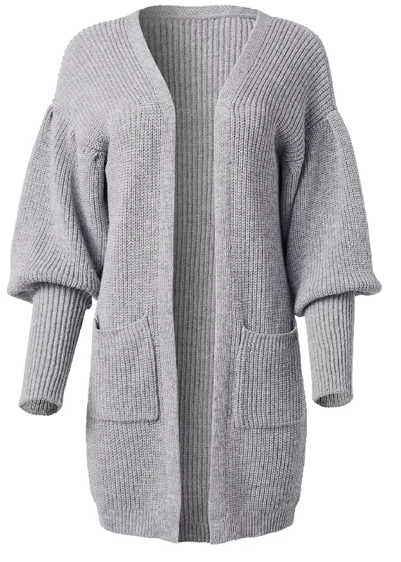 Oversized cardigan - Light Grey