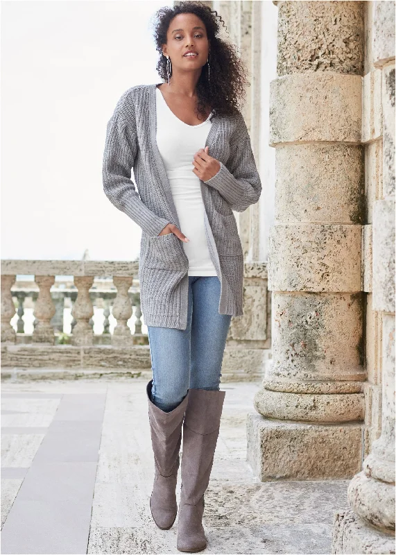 Oversized cardigan - Light Grey