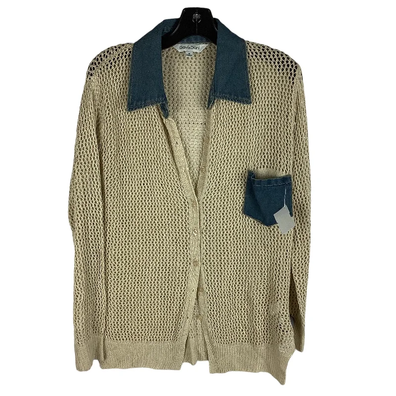 Beige Sweater Cardigan Davi & Dani, Size M