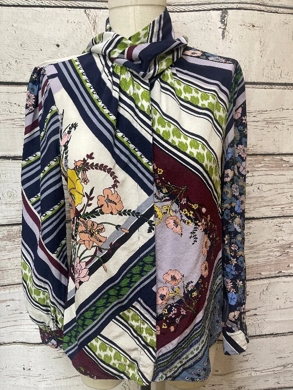 Blouse Designer By Tory Burch In Multi-colored, Size: S