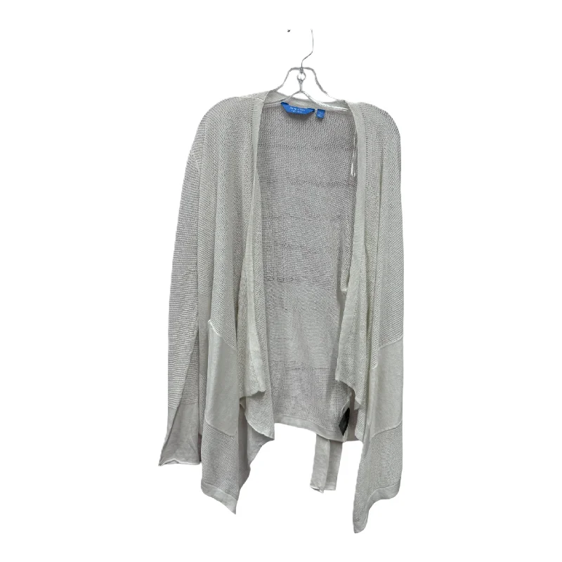 Ivory Sweater Cardigan By Simply Vera, Size: Xl