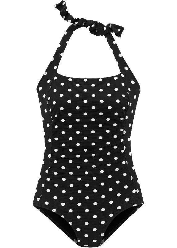 Retro halter one-piece - Retro Dots