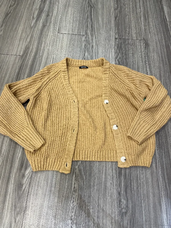 Tan Cardigan Clothes Mentor, Size M