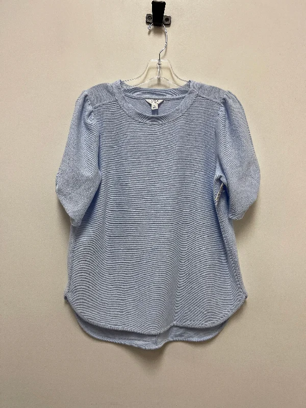 Top Short Sleeve By Crown And Ivy In Blue, Size: M