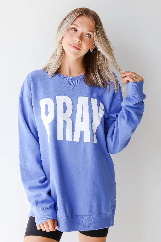 Purple Pray Sweatshirt