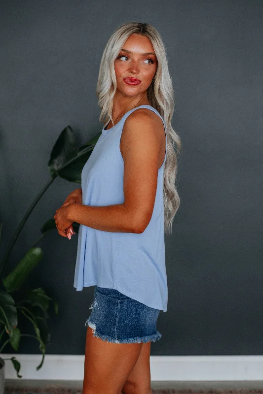 Dava Basic Tank - Powder Blue