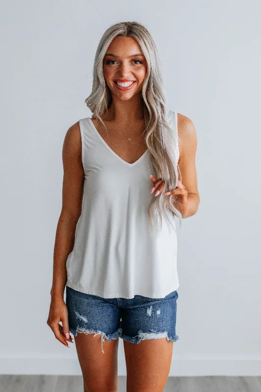 Linley Basic Tank - Ivory