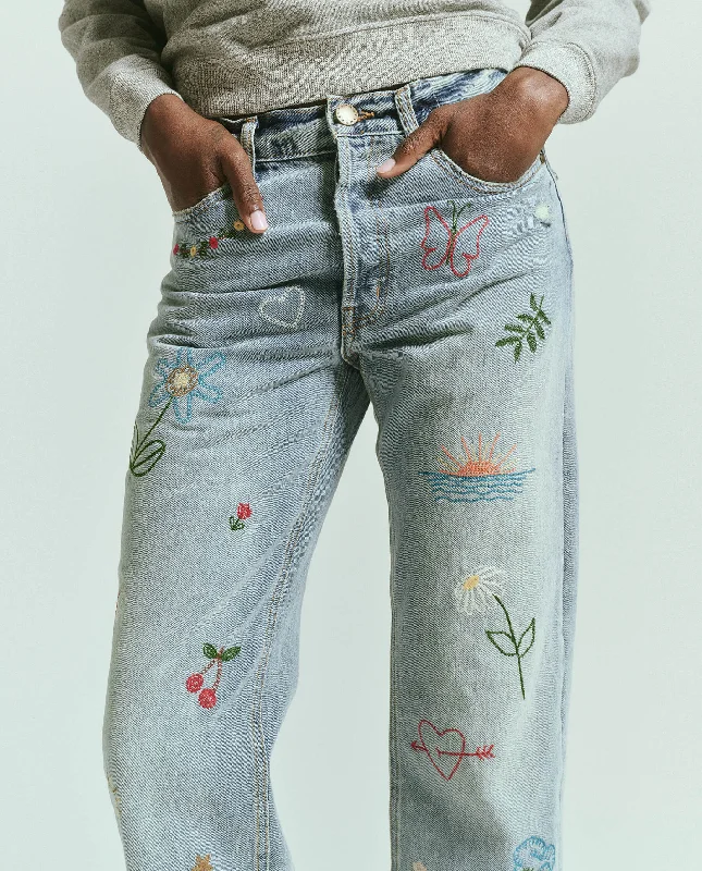 The Embroidered Wayne Jean. -- Kentucky Wash